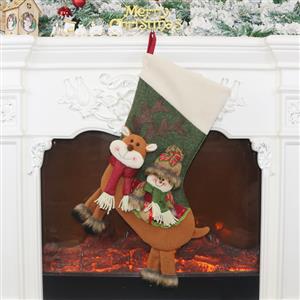 Lovely Snowman Christmas Stocking, Christmas Tree Stocking Shop Window Decorations, Cute Christmas Tree Toys, Christmas Tree Party Decorations, Christmas Eve Stocking Dinner Party Accessories, Lovely Christmas Eve Party Decorations, Merry Christmas Stocking Decoration, #XT19911