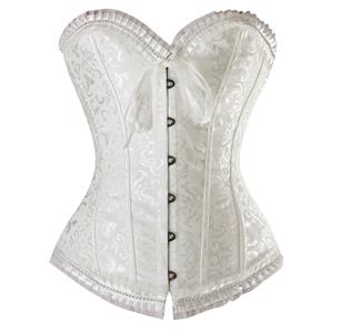 Strapless corset, Bridal Corset, Strapless Brocade Bridal Corset, #N2656