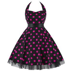 Retro Dresses for Women, Vintage Dresses for Women, Sexy Dresses for Women Cocktail Party, Casual Mini dress, Polka Dot Swing Daily Dress, #N14843