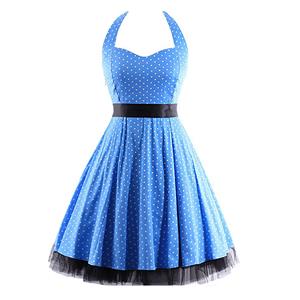 Retro Dresses for Women, Vintage Dresses for Women, Sexy Dresses for Women Cocktail Party, Casual Mini dress, Polka Dot Swing Daily Dress, #N14846