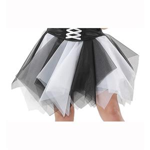Mesh Skirt, Ballerina Style Skirt, Sexy Tulle Skirt, Tutu Tulle Mini Petticoat, Zigzag Tulle Mesh Skirt, Elastic Tulle Skirt, #HG15002