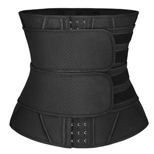 Waist Gym Trainer Corset, Waist Trainer Cincher Belt, Slimmer Body Shaper Belt, Cheap Sport Gym Waist Cincher Belt, Double Velcros Corset Belt,Latex Sports Waist Belt, #N20541