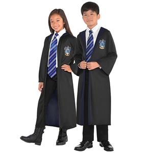 Wizard Role Play Costume, Children  Halloween Costume, Wizard Magic Robe Halloween Costume, Halloween Robe Costume, Children Wizard Cosplay Costume, Ravenclaw Robe, #N18998