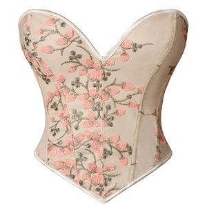 Outerwear Corset for Women, Fashion Body Shaper, Womens Plastic Boned Corset, Plastic Boned Corset, Victorian Overbust Corset, Sexy Overbust Corset, Women