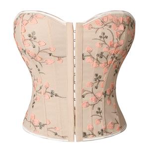 Outerwear Corset for Women, Fashion Body Shaper, Womens Plastic Boned Corset, Plastic Boned Corset, Victorian Overbust Corset, Sexy Overbust Corset, Women