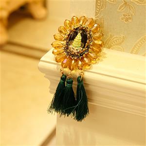 Fashion Christmas Brooch, Fashion Tassel Brooch, Casual Brooch for Women, Girl