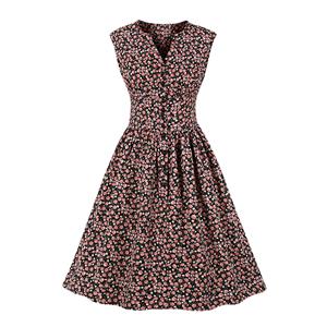 Summer Swing Dress, Retro Dresses for Women 1960, Vintage Dresses 1950