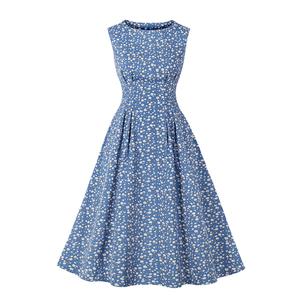 Cute Summer Swing Dress, Retro Dresses for Women 1960, Vintage Dresses 1950