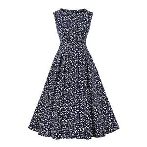 Cute Summer Swing Dress, Retro Dresses for Women 1960, Vintage Dresses 1950