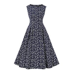 Cute Summer Swing Dress, Retro Dresses for Women 1960, Vintage Dresses 1950