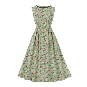 Cute Summer Swing Dress, Retro Dresses for Women 1960, Vintage Dresses 1950