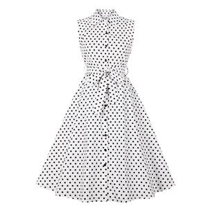 Cute Polka Dots Swing Dress, Retro Polka Dots Dresses for Women 1960, Vintage Dresses 1950