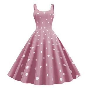 Cute Sleeveless Swing Dress, Vintage Dresses 1950