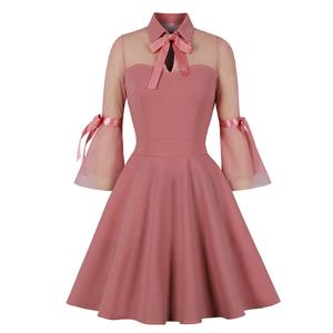 Cute Summertime A-line Swing Dress, Retro Dresses for Women 1960, Vintage Dresses 1950