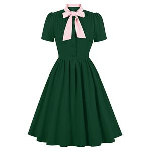 Vintage Tea Party Dress, Vintage Cocktail Party Dress, Fashion Casual Office Lady Dress, Sexy Party Dress, Retro Party Dresses for Women 1960, Vintage Dresses 1950