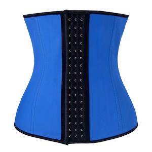 Latex Underbust Corset, Elastic Body Shaper Bustier, High Quality Blue Steel Bone Underbust Corset, Plus Size Corset, #N10242