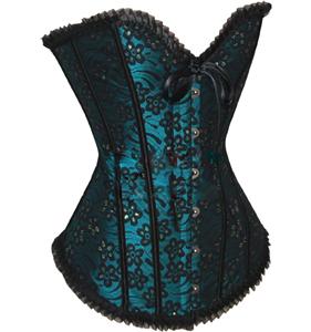 Lace Burlesque Corset, Lace Corset, Sexy Corset, #N1217