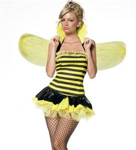 Sexy Bee Costume, Sexy Queen Bee Costume, Queen Bee Costume, #N1379
