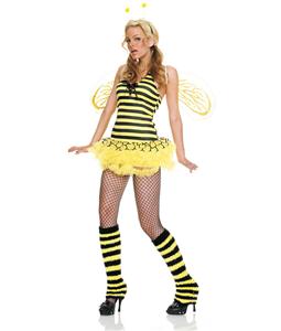 Sexy Bee Costume, Queen Bee Costume, Adult Bumble Bee Costume, #N1166