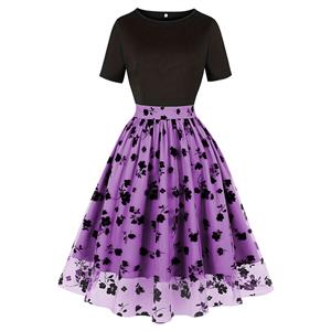 Retro Dresses for Women 1960, Vintage Dresses 1950