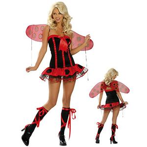 Sexy Ladybug Costumes, Sexy Lady Bug Costume, Tempting Lady Bug Costume, #CP4137