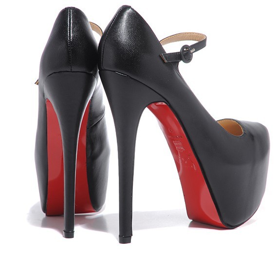 14CM High-Heeled Platform Buckle Pumps SWS12089