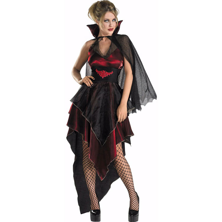 Adult Ethereal Vampire Halloween Costume, Halloween Vampire Costumes, Wit.....