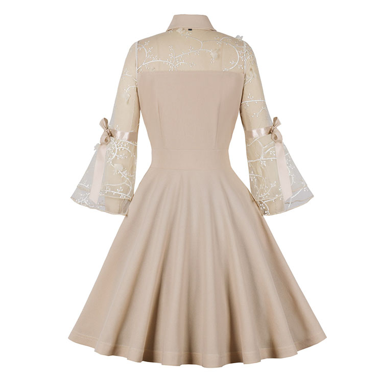 Cute Summertime A-line Swing Dress, Retro Dresses for Women 1960, Vintage Dresses 1950