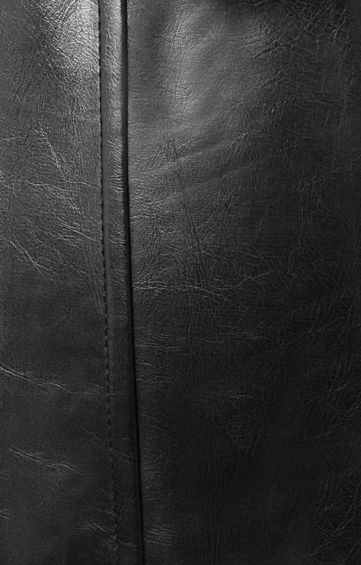 Back of zipper Leather Corset N4542