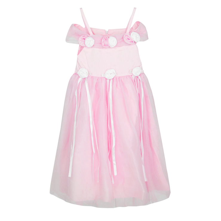 Beautiful Flower Silk Ribbon Princess Dress N9483