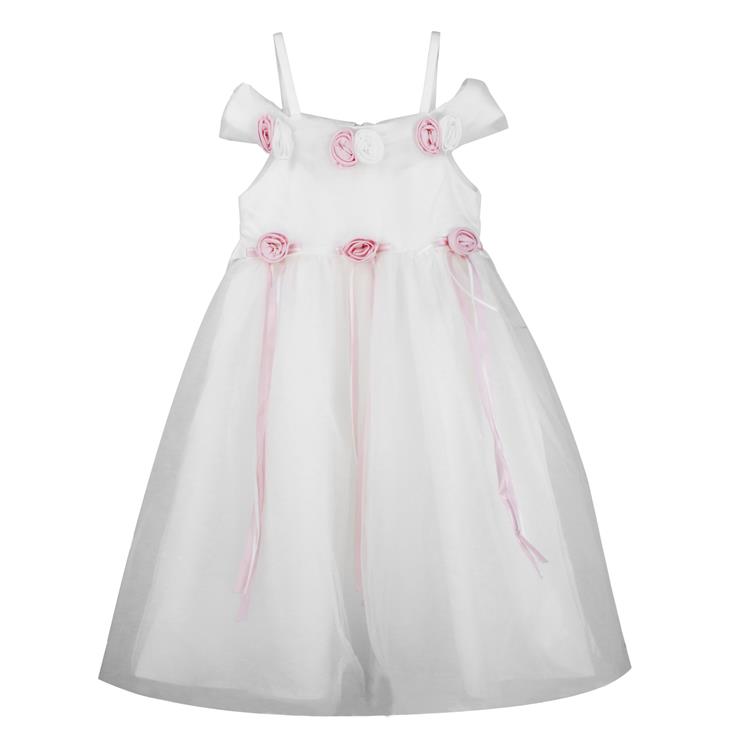 Beautiful Flower Silk Ribbon Princess Dress N9484