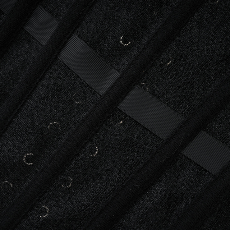 strapless corset, heart shape bustier, back lace-up, waist training, black lingerie, vintage shapewear, boned top, retro corset, seamless underwear, gothic fashion #N237845