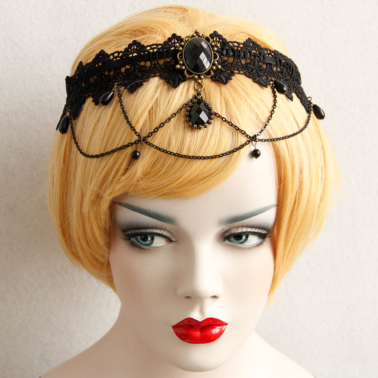 Hairbands for Girls, Ladies Hair Band, White Lace Hari Clasp, Hair Band,  Hair Hoops for Party, #J12857