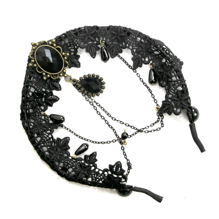 Hairbands for Girls, Ladies Hair Band, White Lace Hari Clasp, Hair Band,  Hair Hoops for Party, #J12857