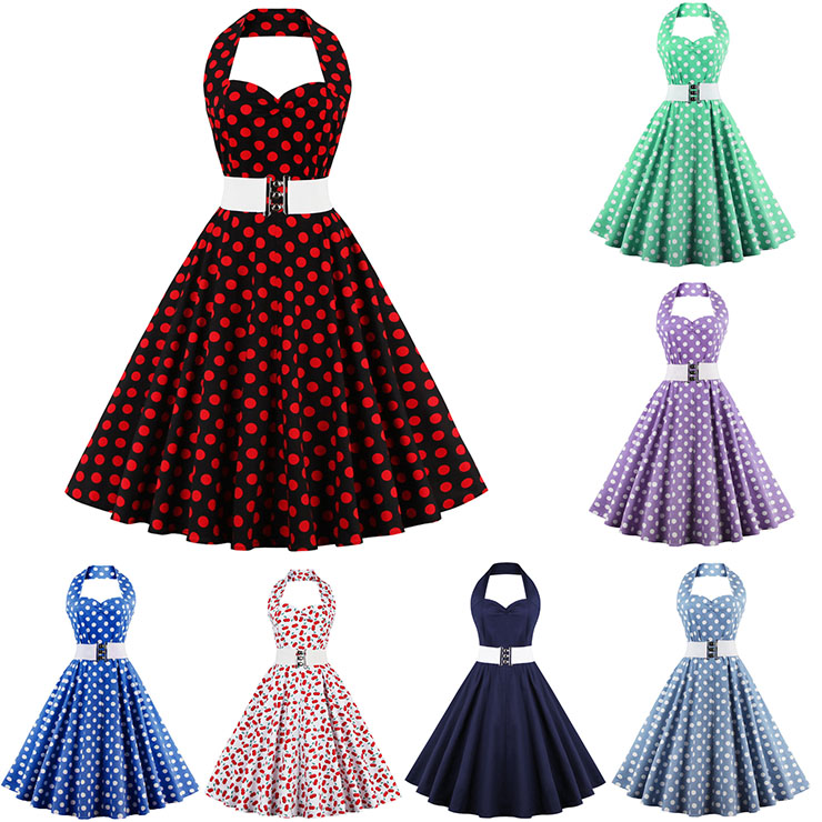 Retro Dresses for Women 1960, Vintage Dresses 1950