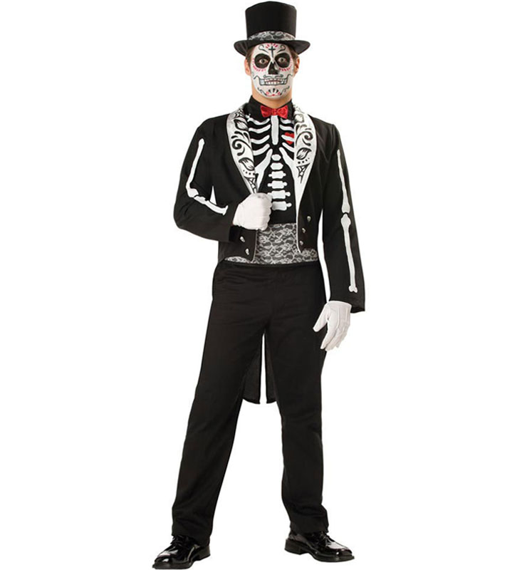 Boneyard Skeleton Groom Costume N9131