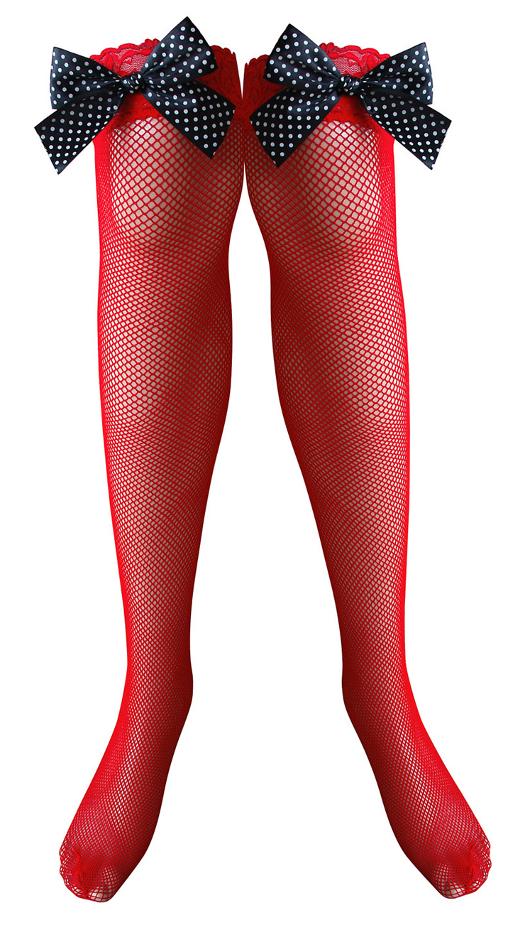 thigh highs Stockings, Candy Cane Fishnets, Stockings wholesale, #HG2194