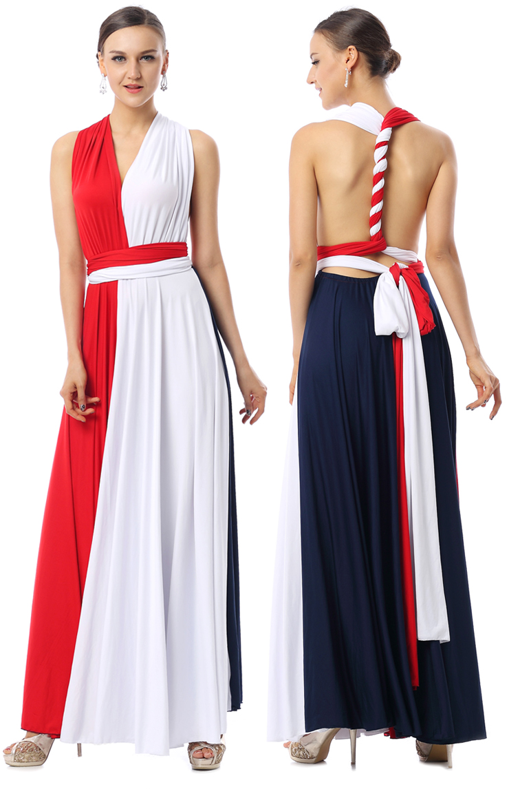 Multicolor Dresses, Cheap Evening Dresses, Hot Sale Prom Dresses, Discount Dresses, Unique Evening Dresses 2018, #F30004