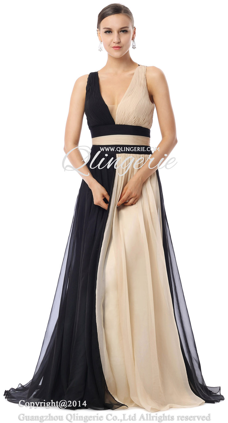 Sexy Black Apricot Evening Dresses, Cheap Evening Dresses, Hot Selling Dresses, Evening Dresses, New Dresses on sale, #F30018
