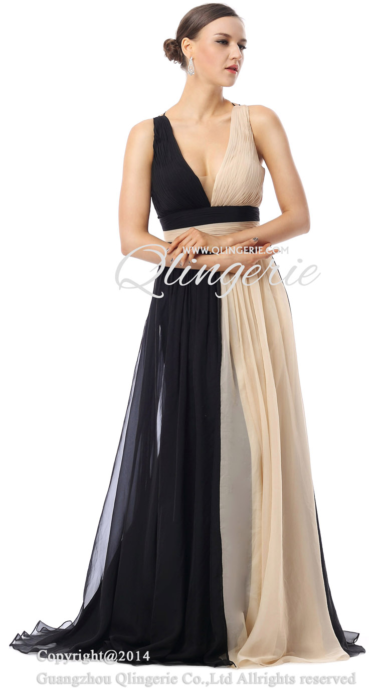 Sexy Black Apricot Evening Dresses, Cheap Evening Dresses, Hot Selling Dresses, Evening Dresses, New Dresses on sale, #F30018