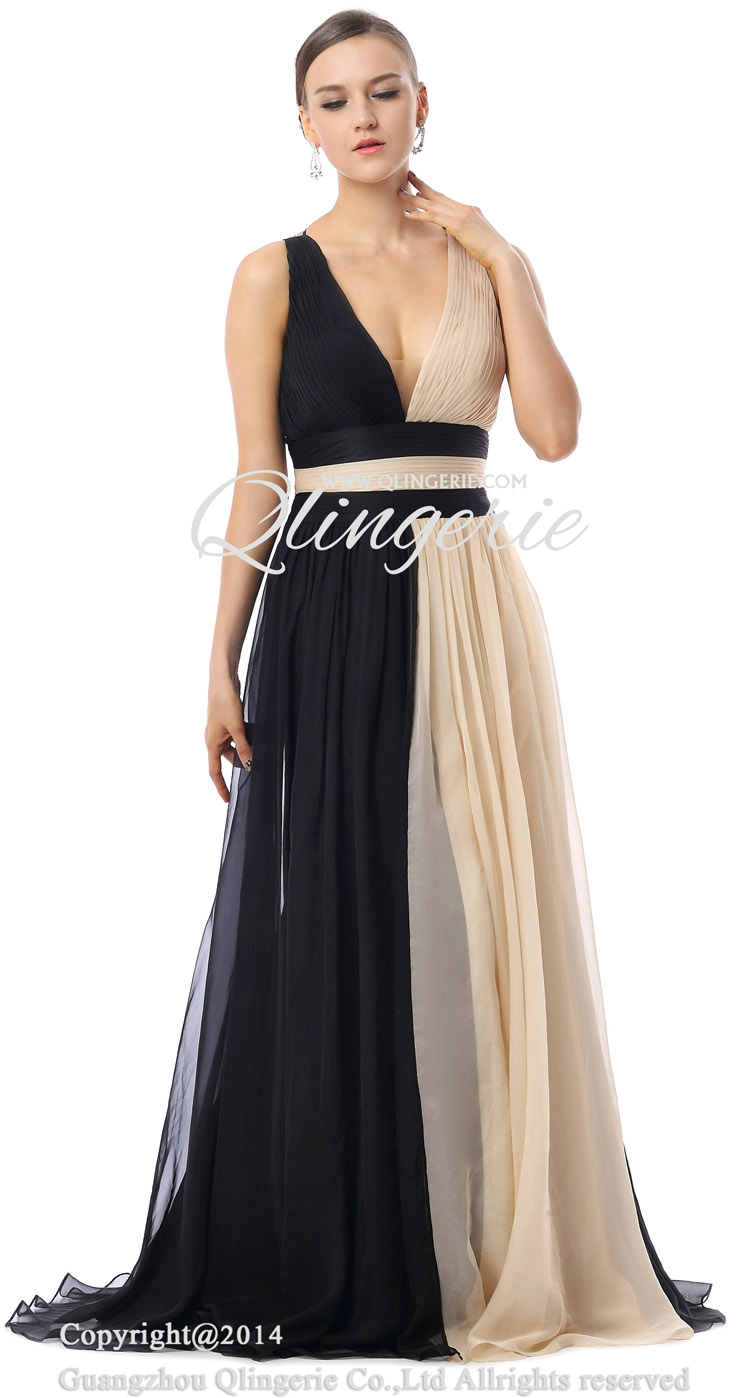 Sexy Black Apricot Evening Dresses, Cheap Evening Dresses, Hot Selling Dresses, Evening Dresses, New Dresses on sale, #F30018