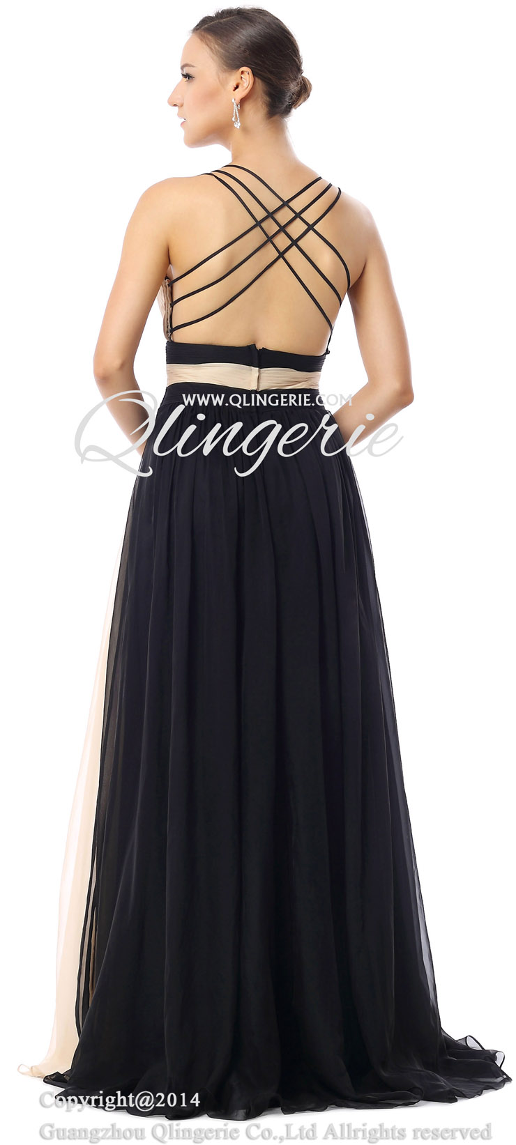 Sexy Black Apricot Evening Dresses, Cheap Evening Dresses, Hot Selling Dresses, Evening Dresses, New Dresses on sale, #F30018
