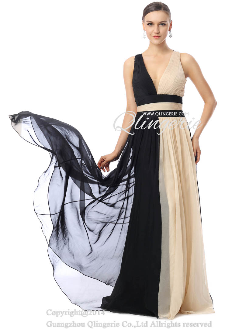 Sexy Black Apricot Evening Dresses, Cheap Evening Dresses, Hot Selling Dresses, Evening Dresses, New Dresses on sale, #F30018
