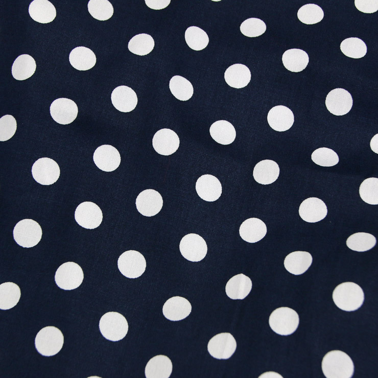 Sleeveless Square Collar Dress, Sweetheart Neckline Dress, Plus Size Dress, Vintage Dress for Women, Midi Dress, Dark Blue Dot Print Dress, Elegant Dresses for Women, Back Zipper Dress Dark Blue, #N15962