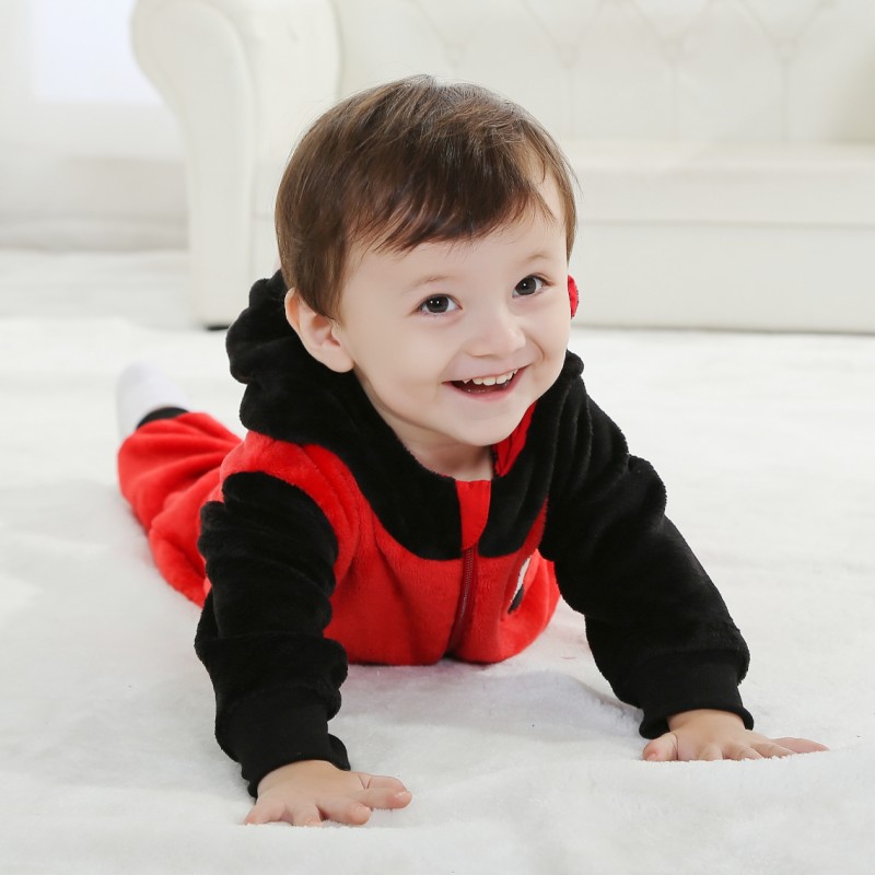 Ladybug Jumpsuit Romper Baby, Halloween Ladybug Costume Baby, Red Ladybug Climbing Clothes baby, #N6293