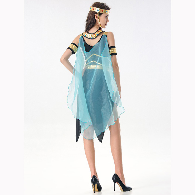 Classical Egyptian Queen Dress Halloween Party Adult Cosplay Costume N17105