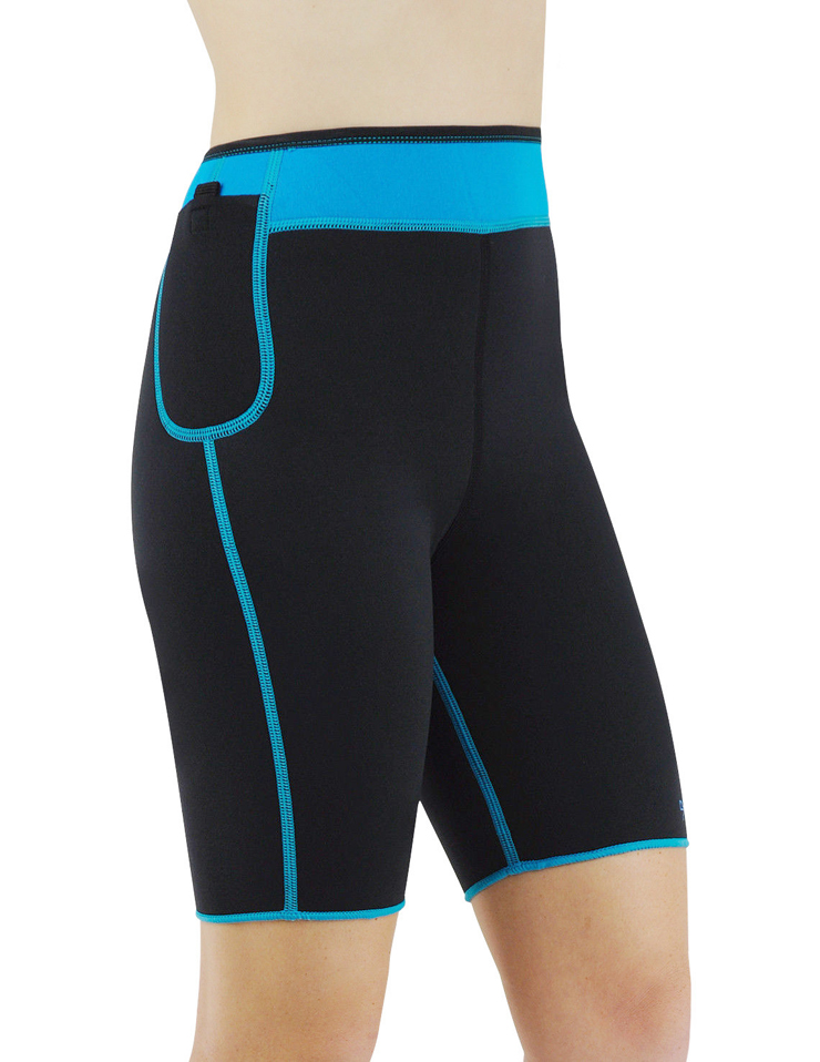 Neoprene Energy High Waisted Exercise Shorts N10648