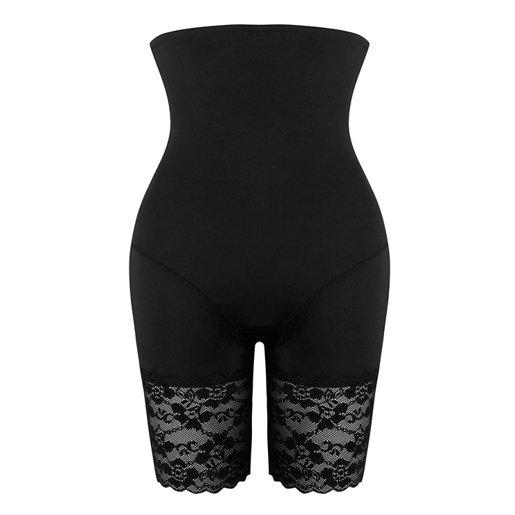Fashion Black High Waist Shaping Butt Lifter Tight Shorts Stretchy Underwear Seamless Pants PT22400