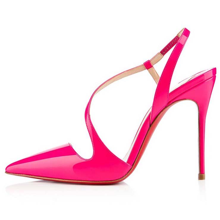 Fashion Distinctive Women's Rose Pointed Toe Stiletto Shoes SWS20246