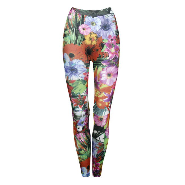 Fashion Flower Pattern Legging L5167